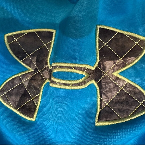 Under Armour Men’s Blue Hoodie with Camo Accents: UA Storm - Picture 10 of 12